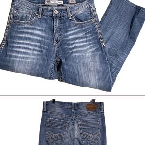 BKE Buckle Tyler Straight Blue Jeans